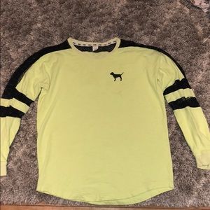 Pink Victoria’s Secret neon long sleeve top
